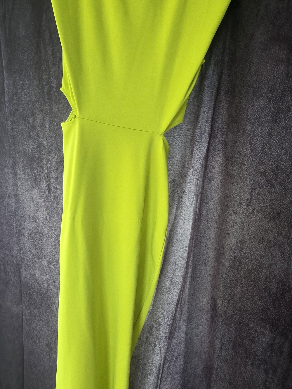 Neon Lime Slim Fit Women’s Dress
